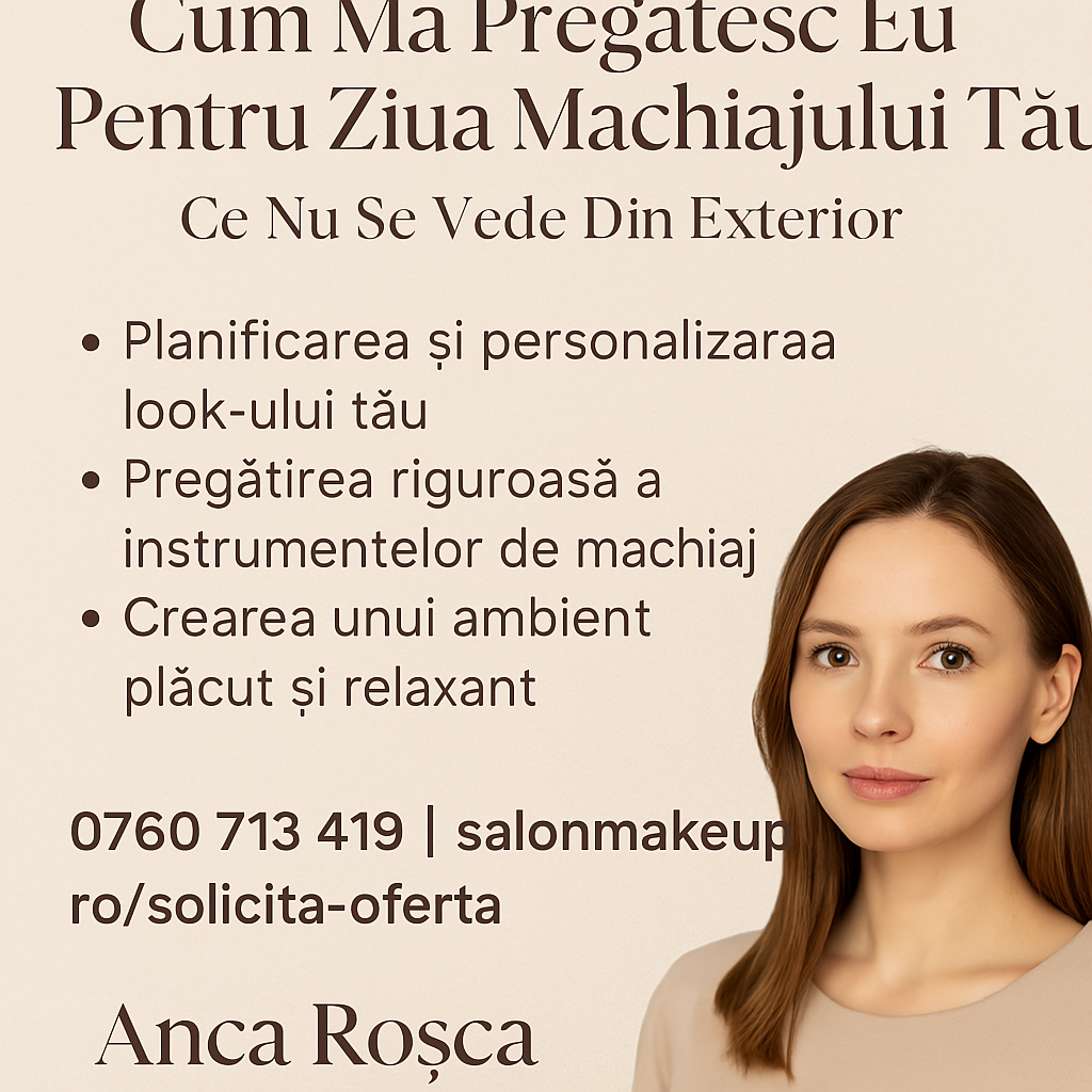 Cum Mă Pregătesc Eu Pentru Ziua Machiajului Tău – Ce Nu Se Vede Din Exterior